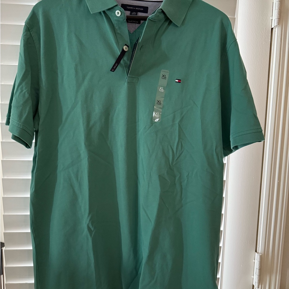 Tommy Hilfiger Men's Polo in Classic Green